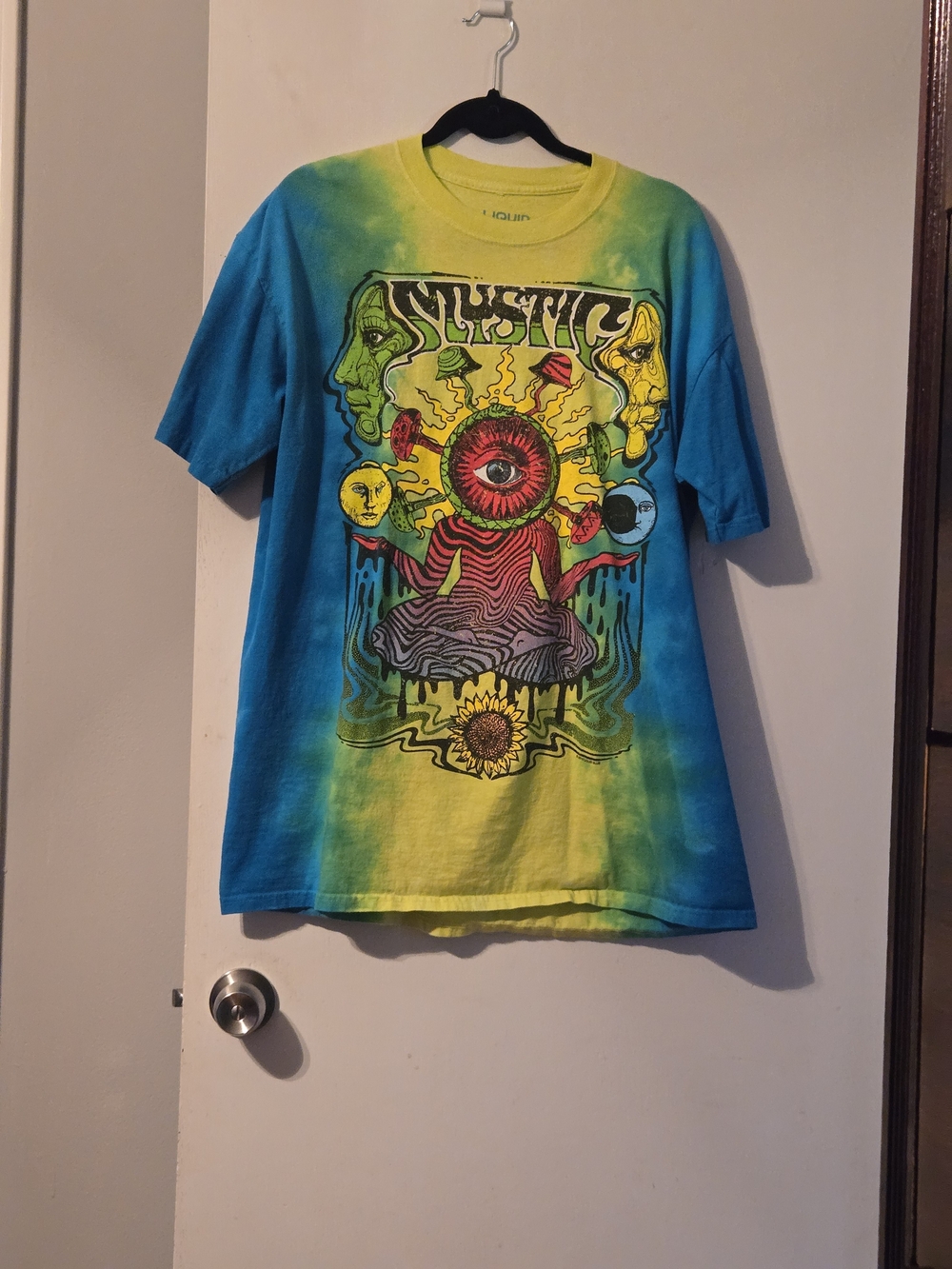 Liquid Blue Tie-dye Mystic Tee